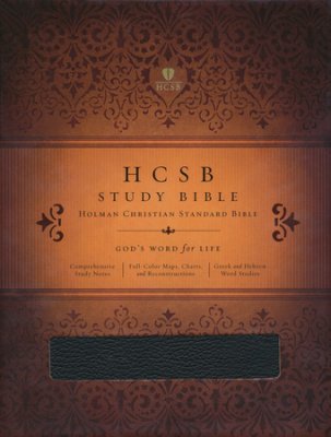 HCSB Study Bible Black B/L - Holman